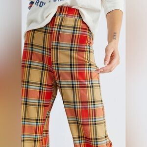 Free People Jules plaid pants